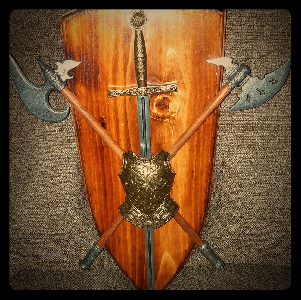 Spanish Sword and Axe wall plaque
